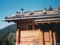 Ferienhütte Rundholzbauweise in St. Nikolaus