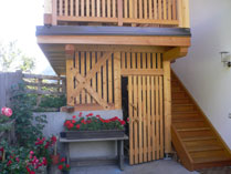 Holzschuppen in St. Nikolaus